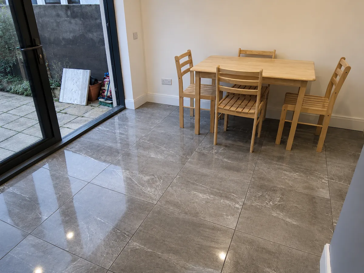 Feature wall tiling installation, Dublin