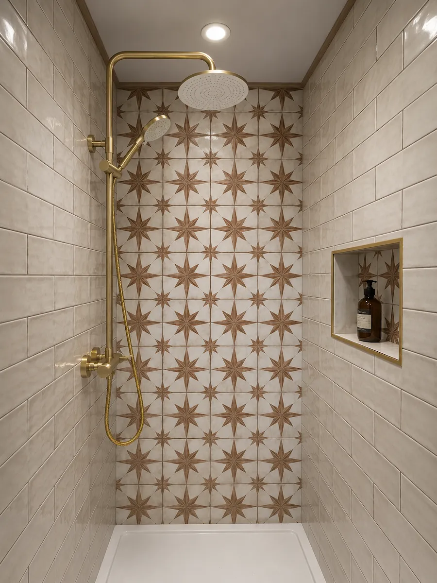 Large format bathroom tiling, Dublin