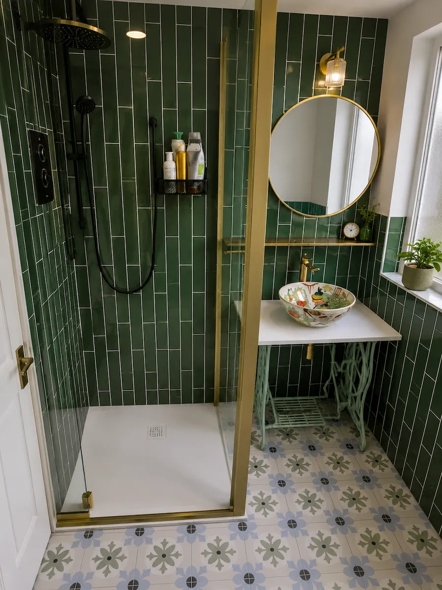 Large format porcelain floor tiling, Dublin