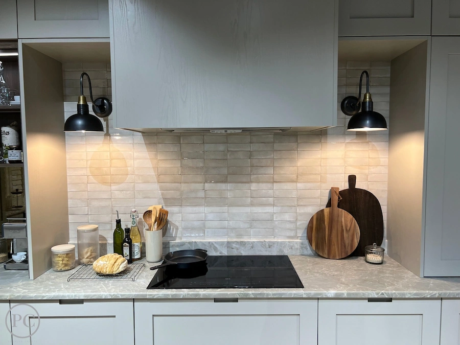 Kitchen splashback tiling Dublin by GR Tiling